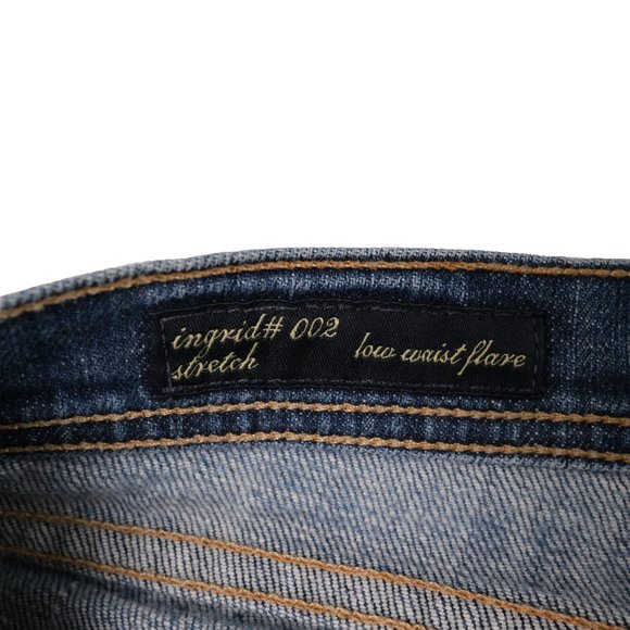 Citizens of Humanity Ingrid 002 Stretch Jeans Low Waist Flare  27 fits like 25 - Picture 6 of 12